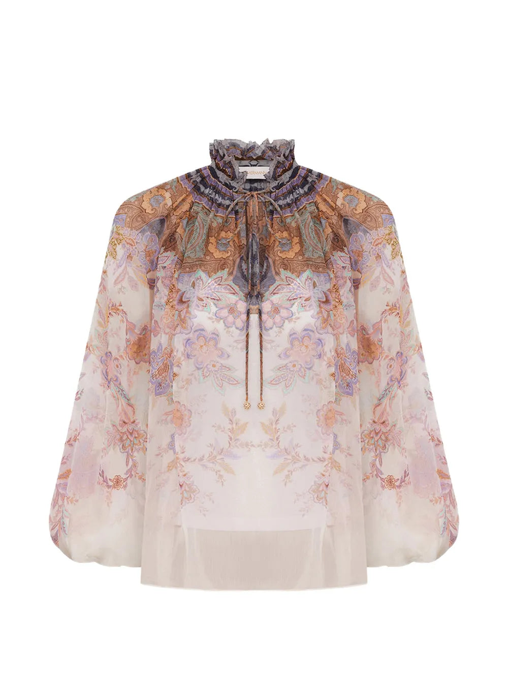 Luna Billow Blouse — Cream