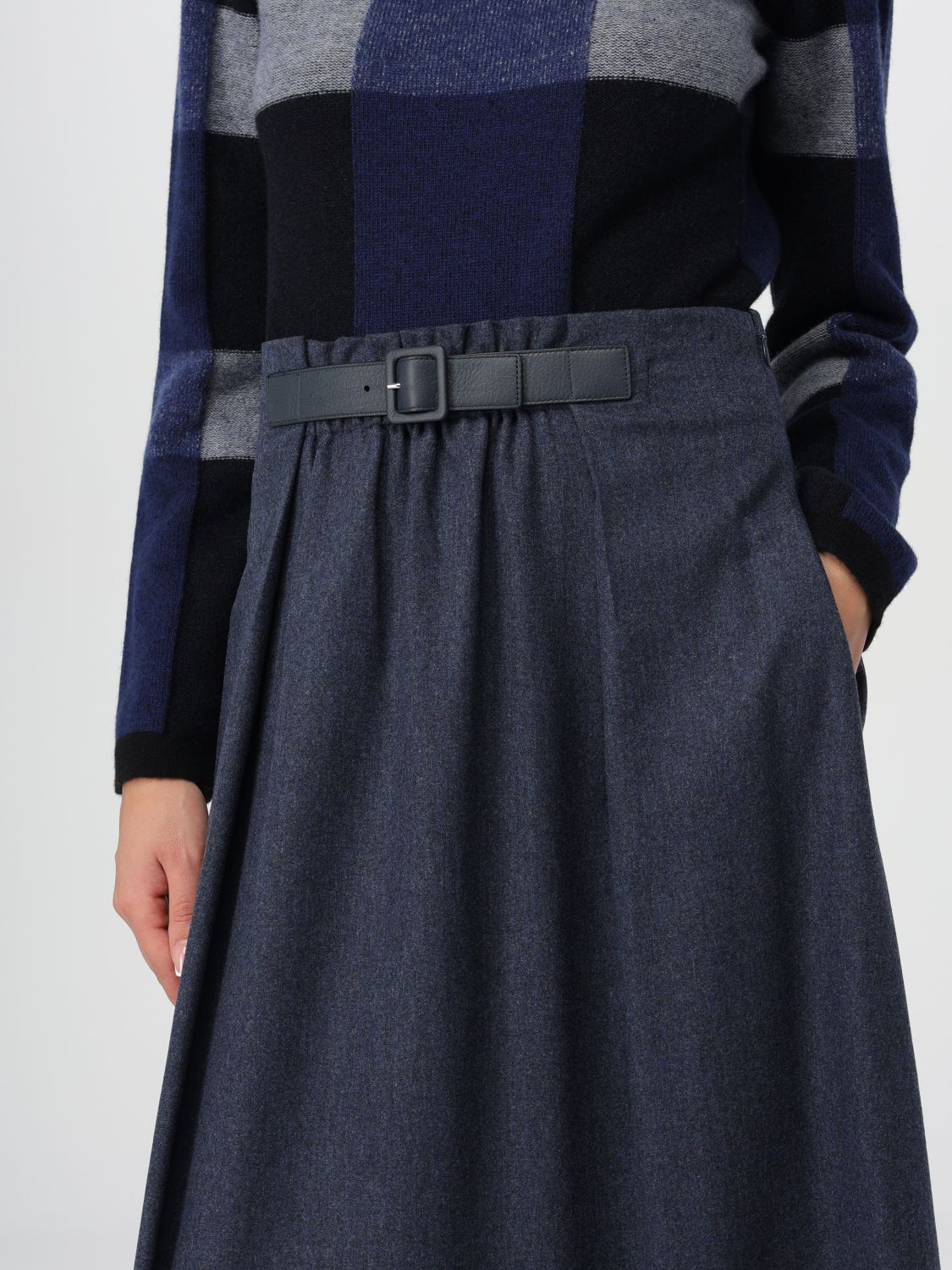 Skirt Woman color Blue