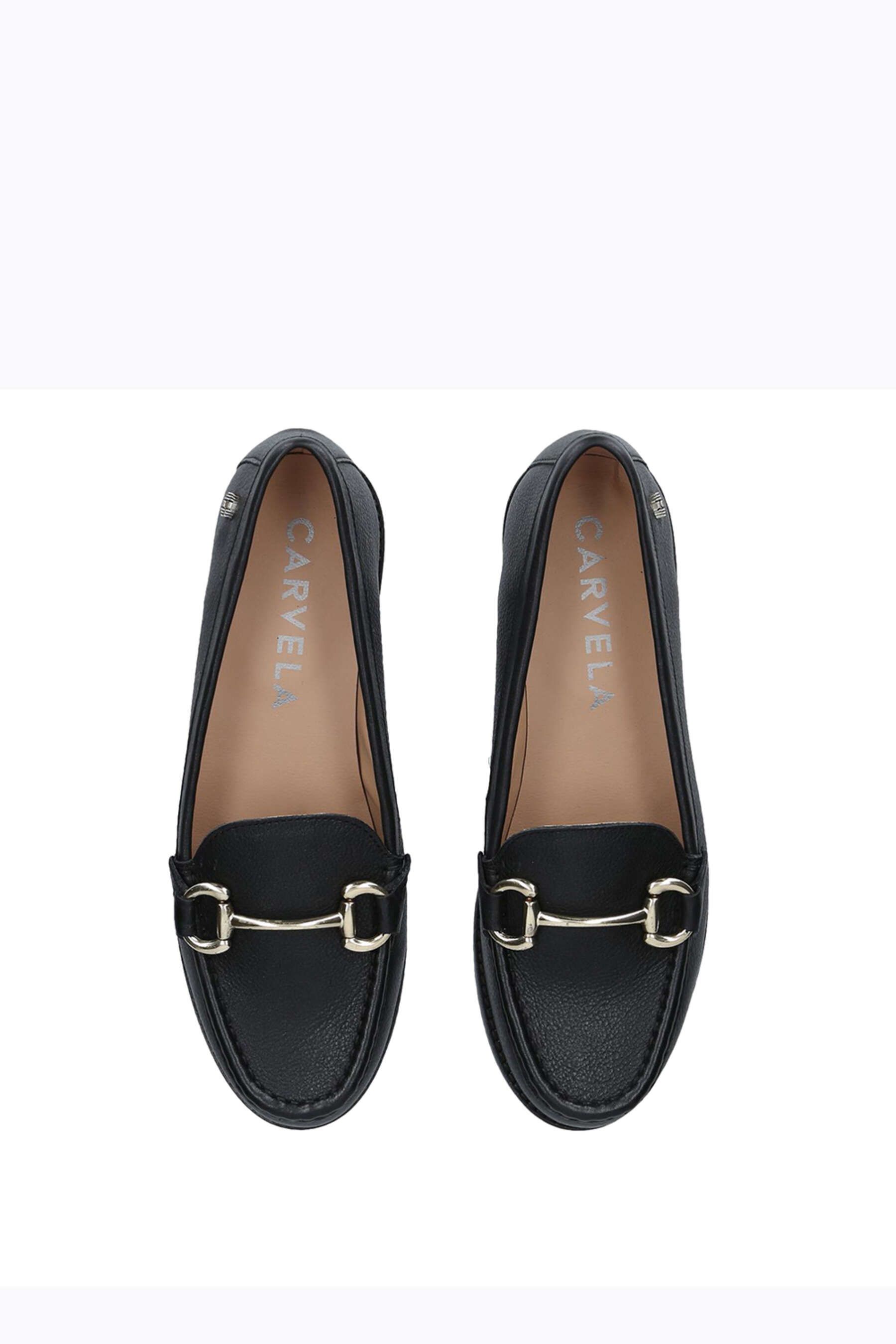 'Snap' Leather Flats