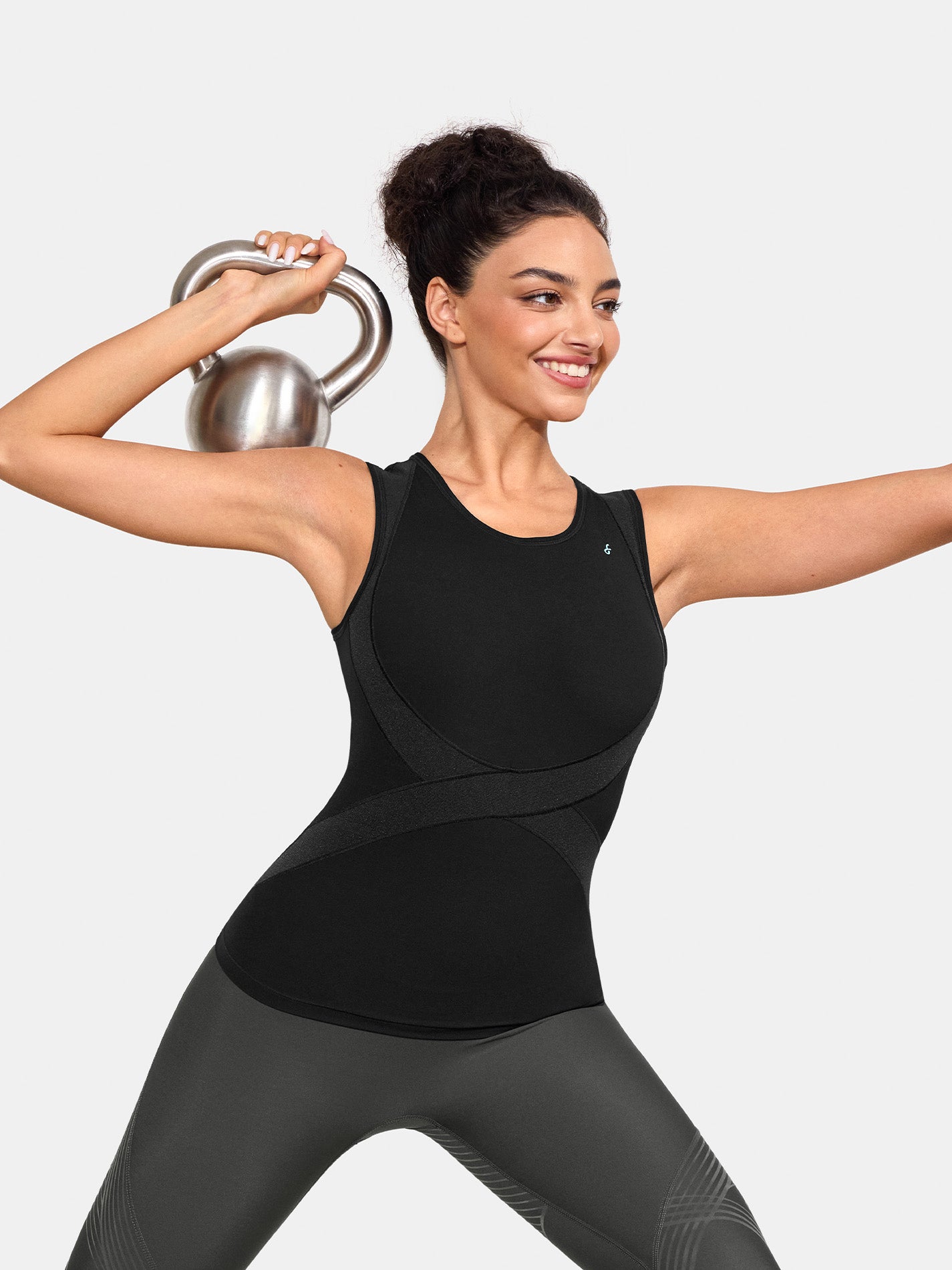 PowerBand Resistance FlowX Tank Top - Black