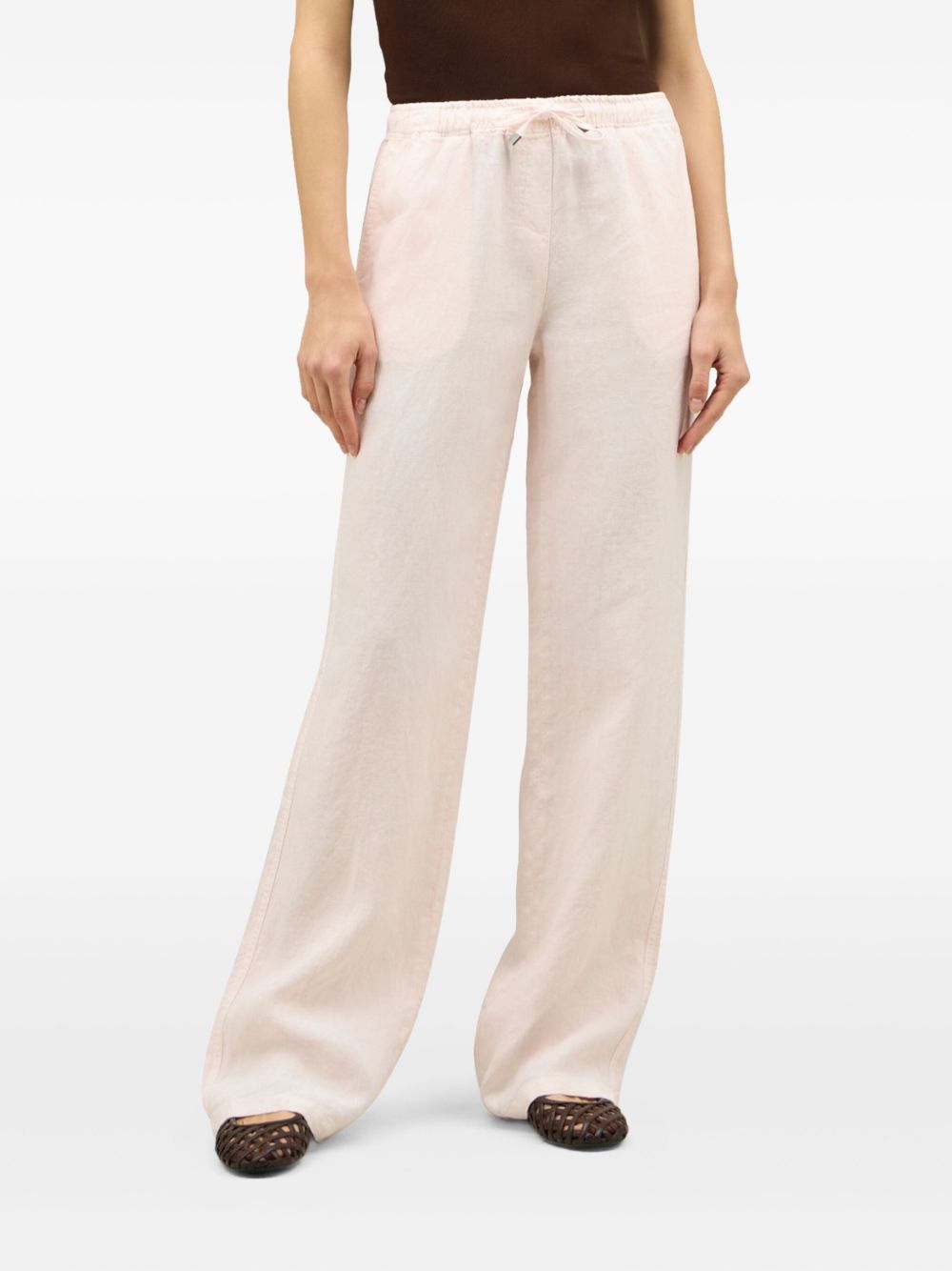 Boglioli linen trousers - Pink
