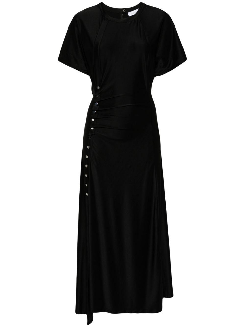 Drapé Pression midi dress - Black