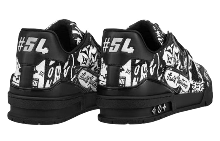 LV Trainer Sneakers 'Comic Black White'