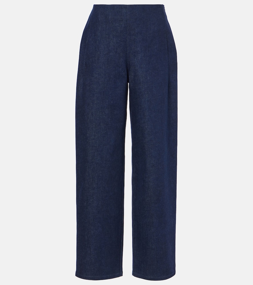 Jagger denim straight pants
