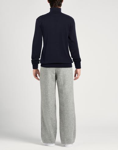 Man Turtleneck Navy Size XL Cotton, Elastane