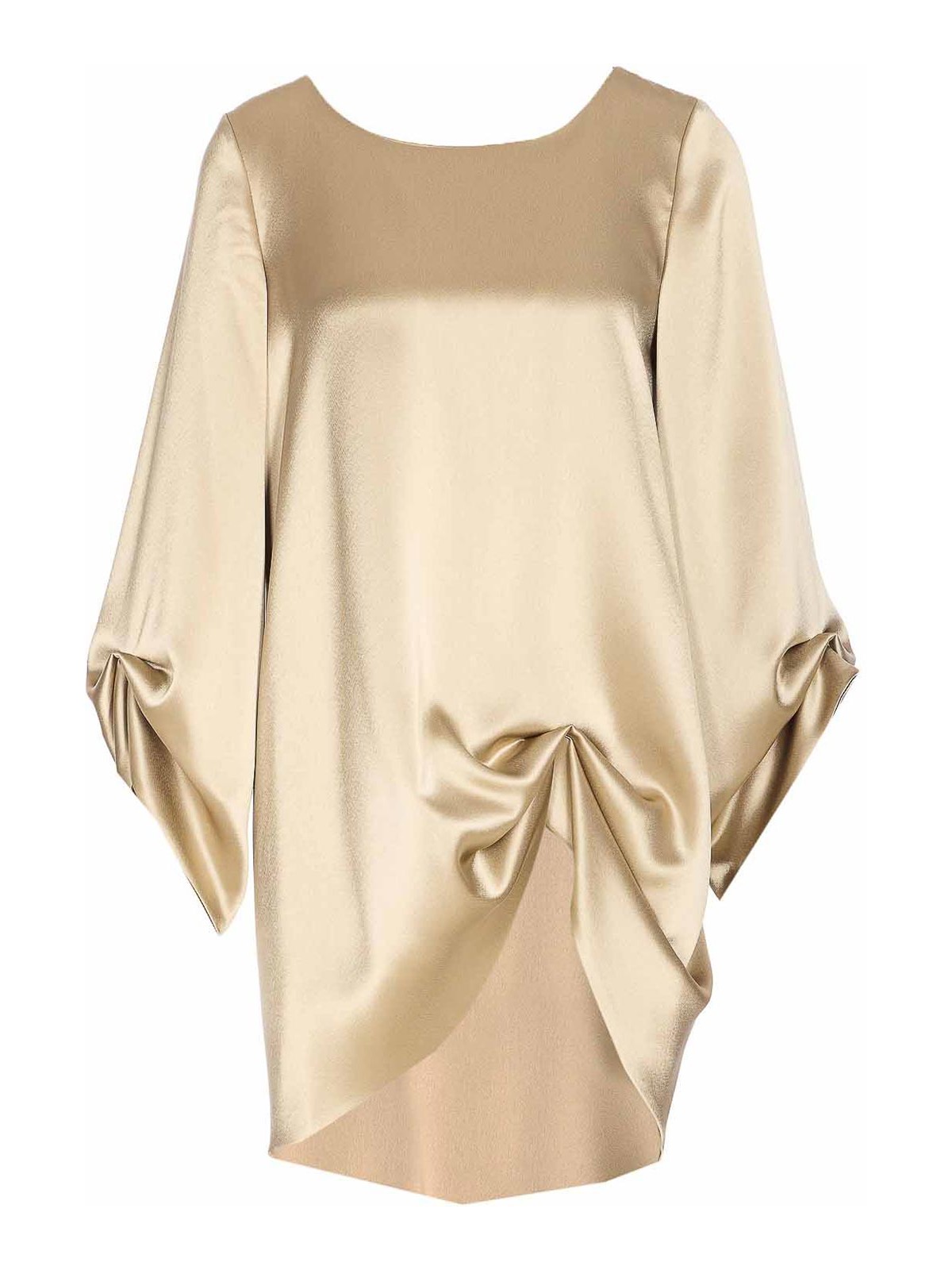 Fely Campo satin top - Neutrals