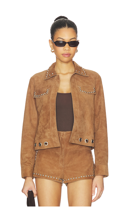 ZUT BLOUSON CALUMET en Tan. M. Also en L