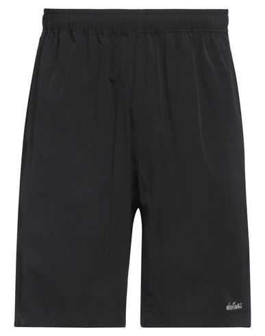 Wild Things Man Shorts & Bermuda Shorts Black Size S Nylon, Polyurethane