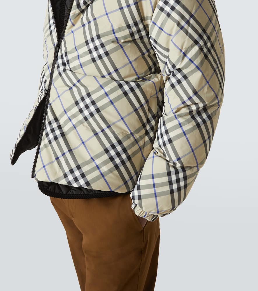 Checked quilted jacket