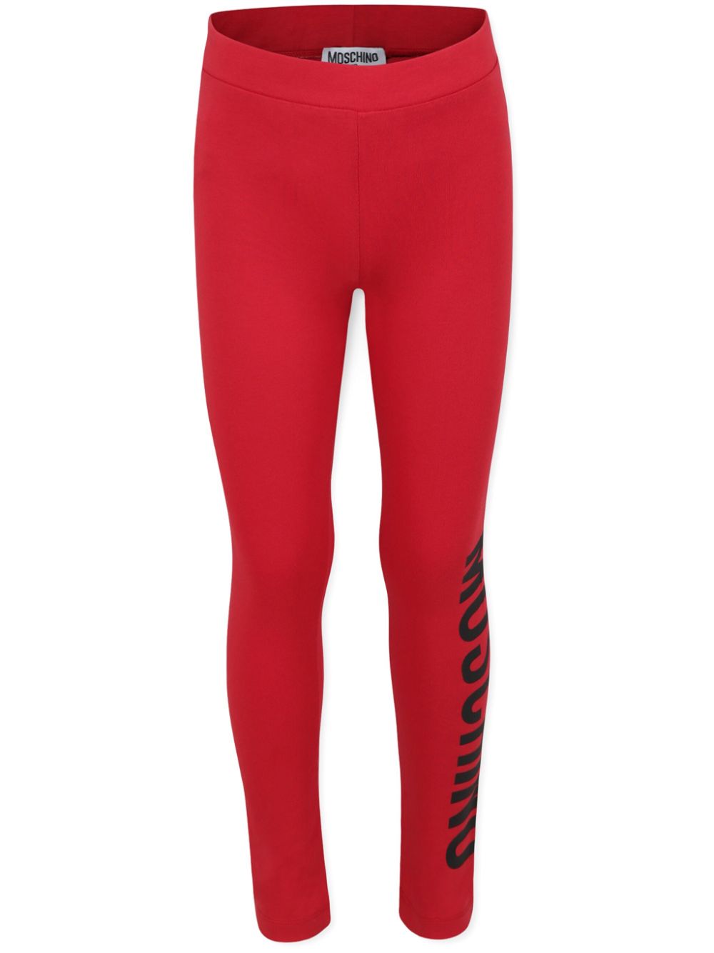 Logo-print leggings - Red