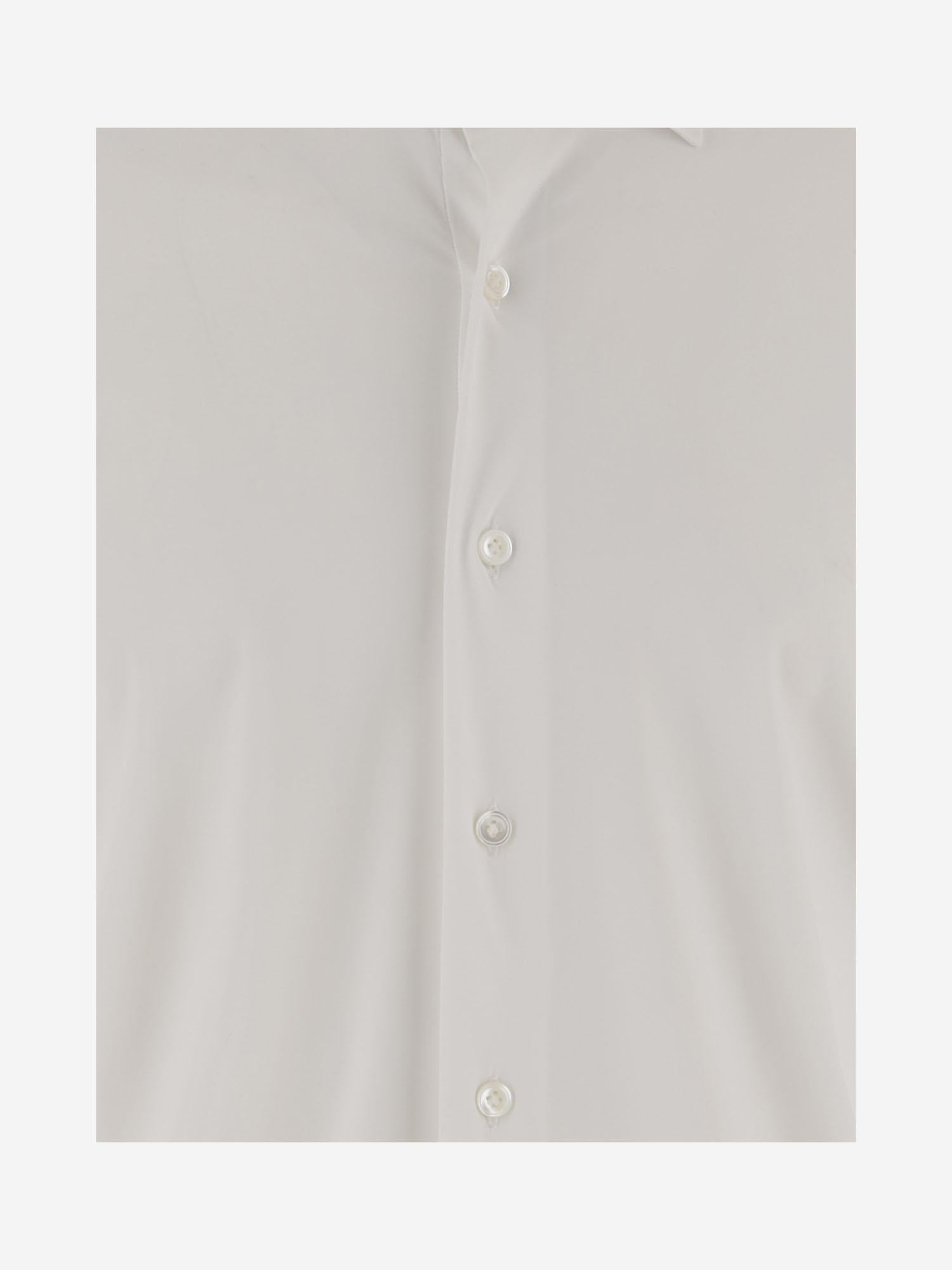 Stretch Jersey Nylon Shirt — White