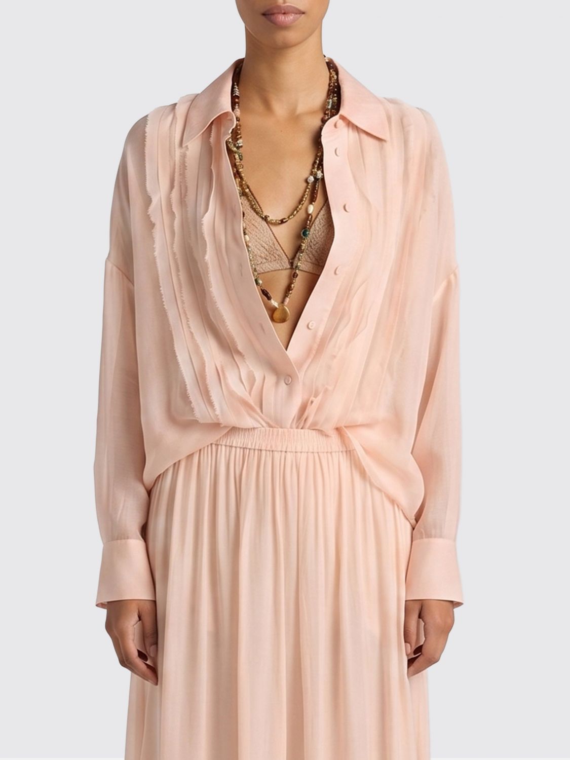 MOMONÌ Shirt Woman color Pink
