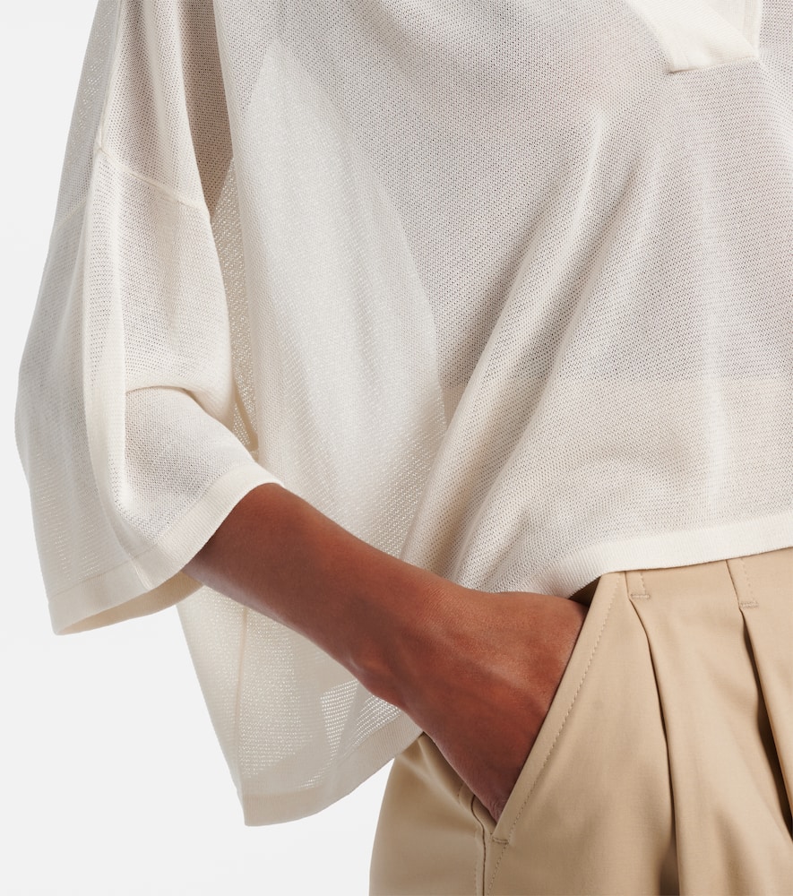 Didy knitted cotton-blend shirt