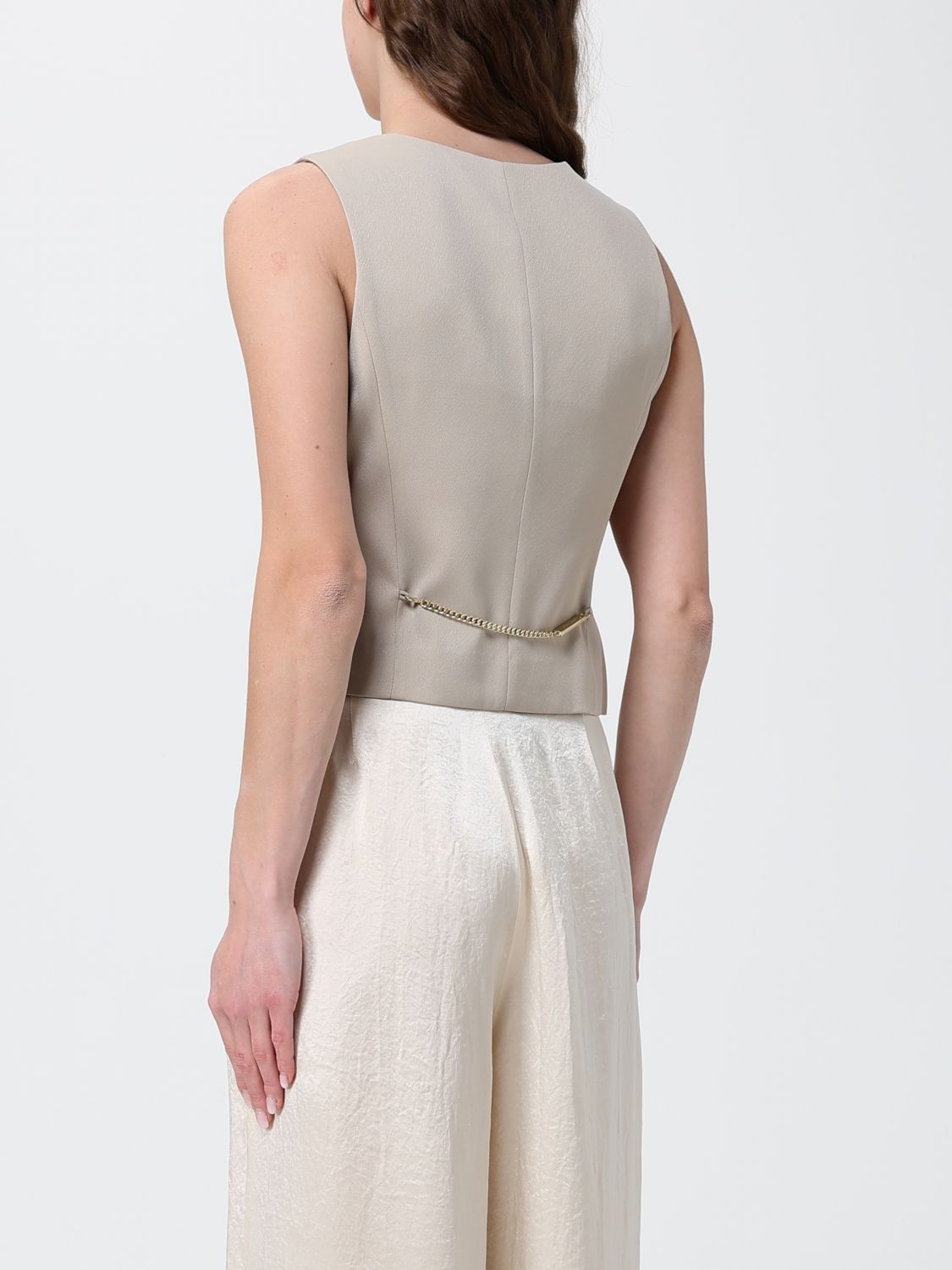 Waistcoat Woman color Sand