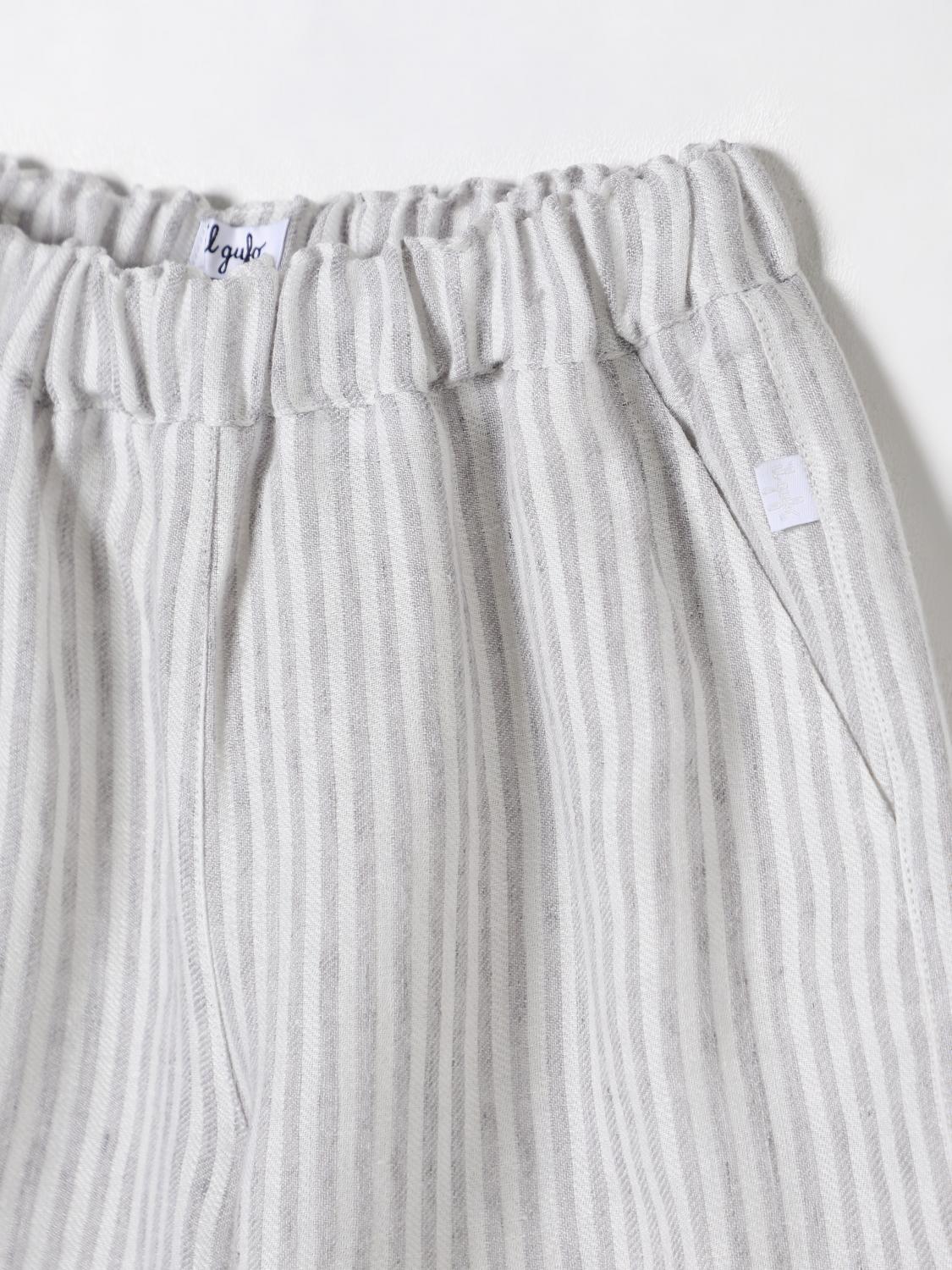 Pants IL GUFO Kids color Grey