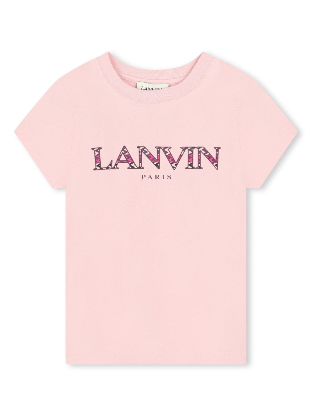 Logo-print cotton t-shirt - Pink