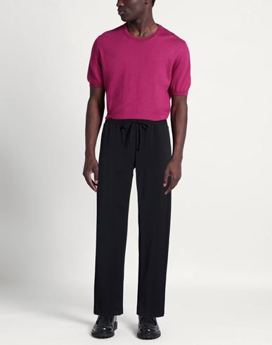 Man Pants Black Size M Nylon, Elastane