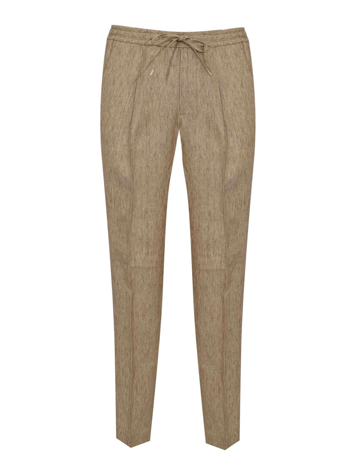 Wimbledons Tobacco Linen Trousers
