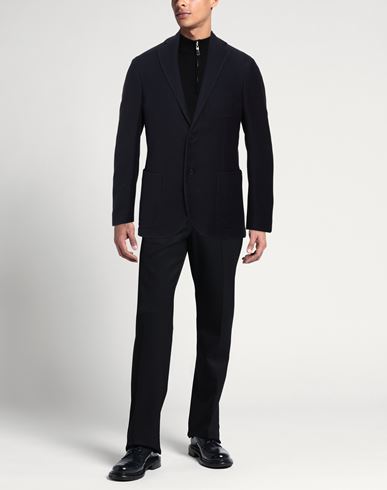 By Slowear Man Blazer Midnight blue Size 46 Cotton