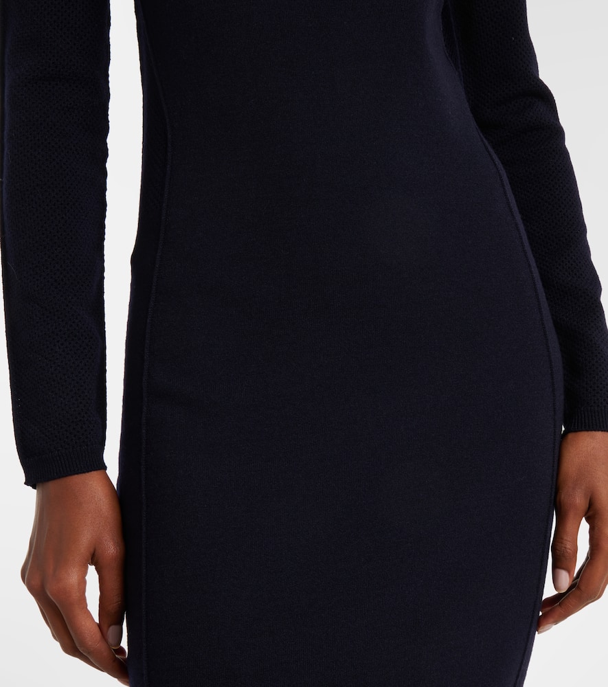 Sophia wool-blend midi dress