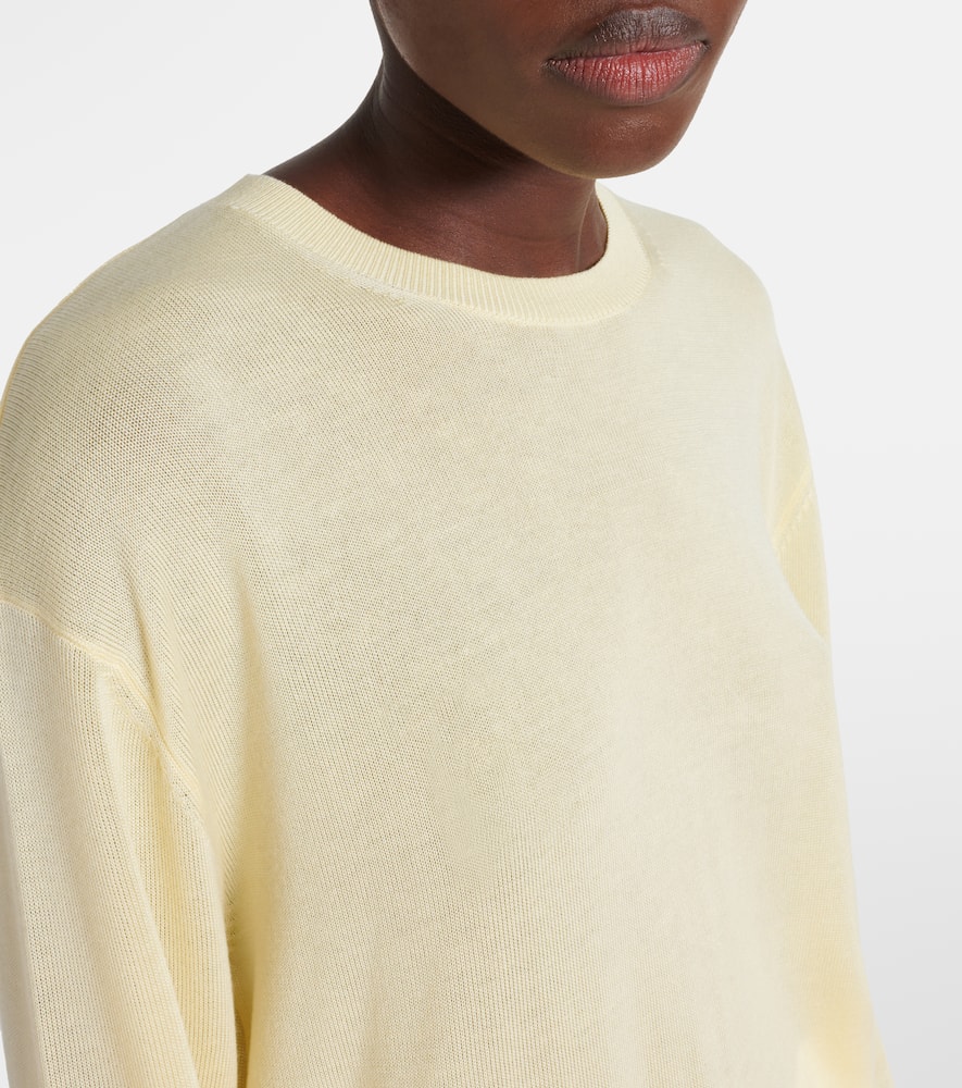 Oversized semi-sheer sweater