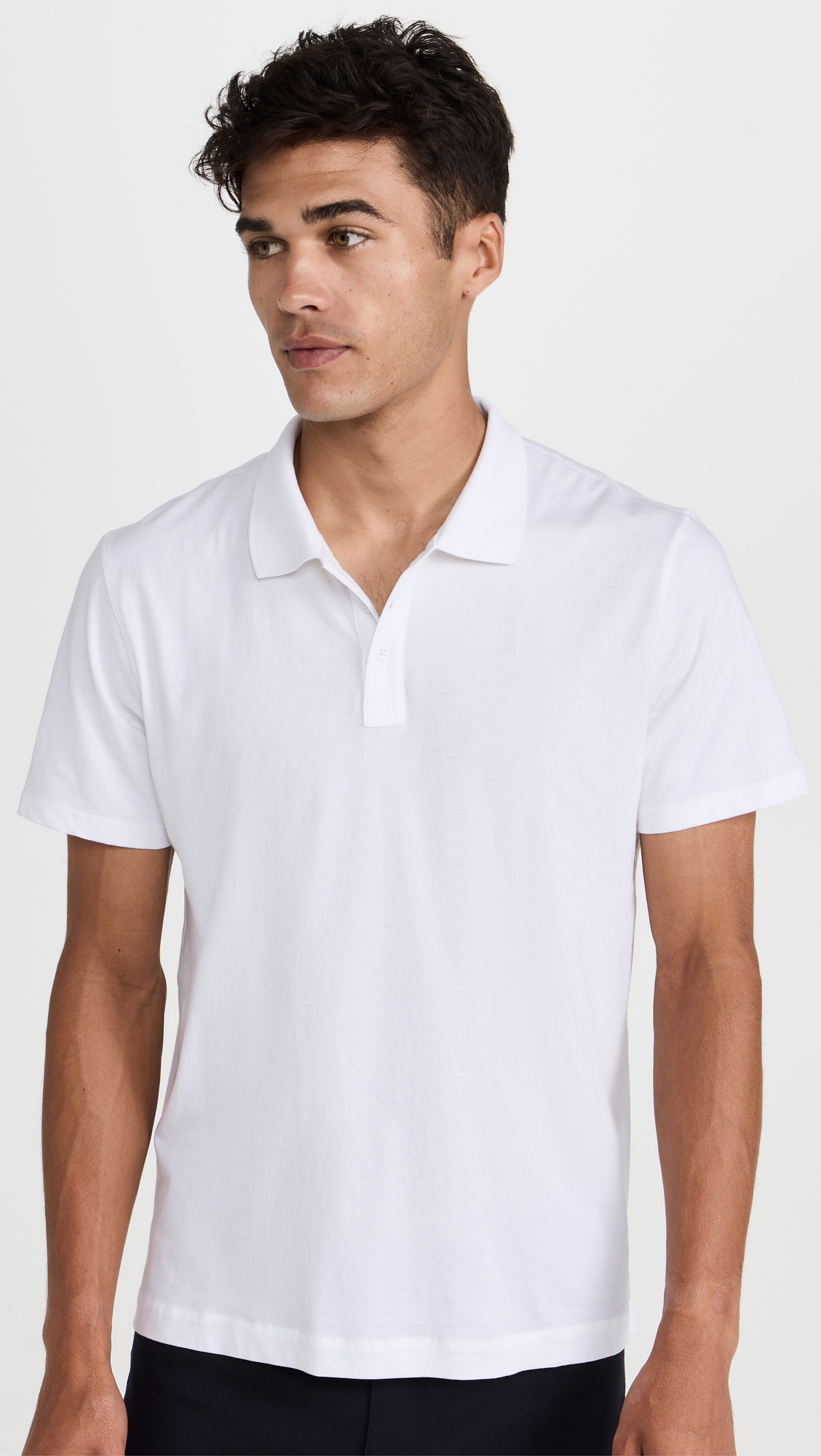 Classic Jersey Polo White