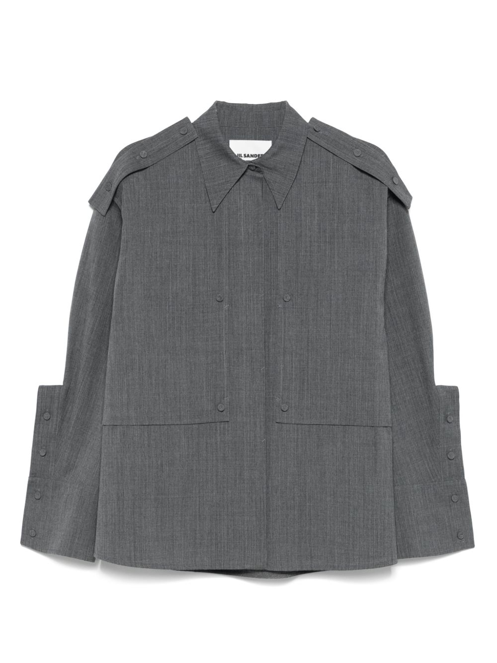 Maxi-cuff shirt - Grey
