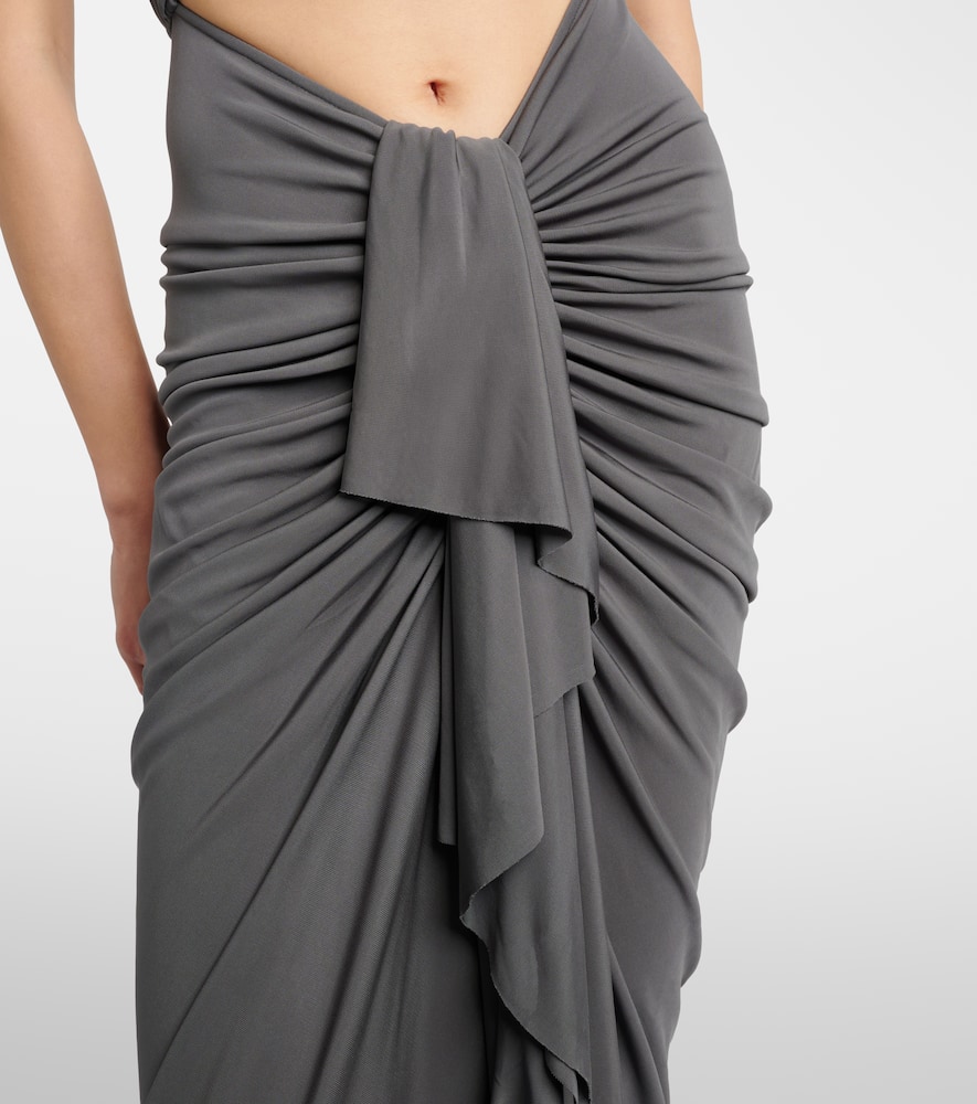 Vivenda cutout gathered gown