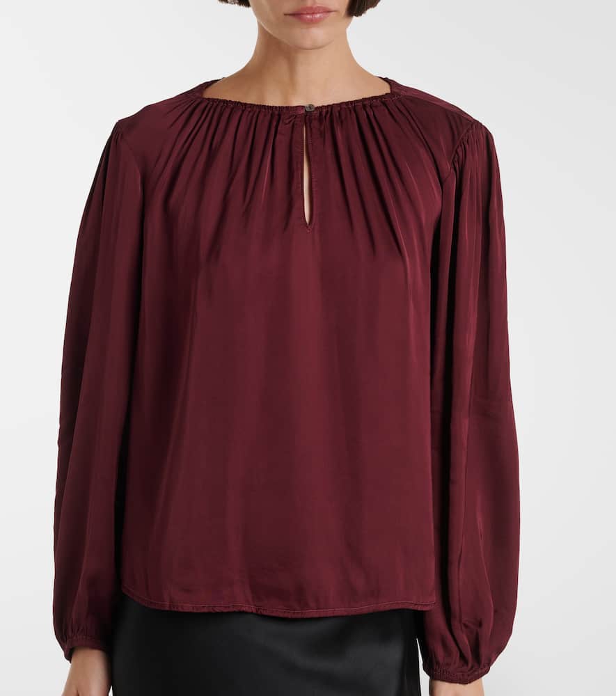 Velvet Riona satin blouse