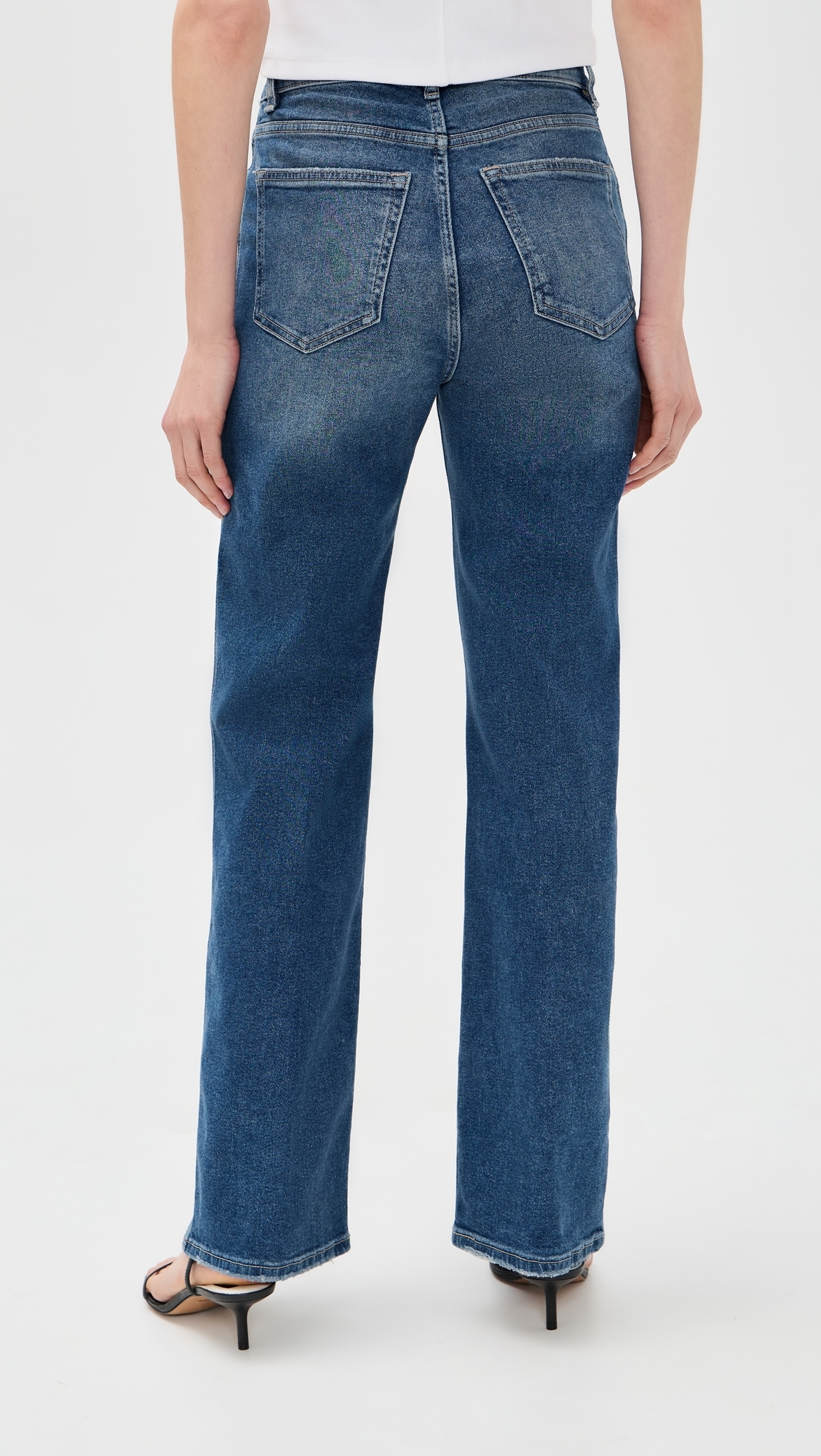90's Straight Jeans Authentic Blues