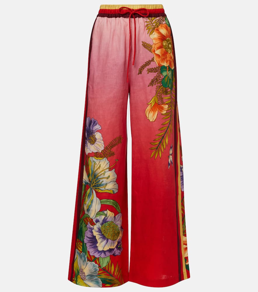 Alémais Inez ombré linen wide-leg pants