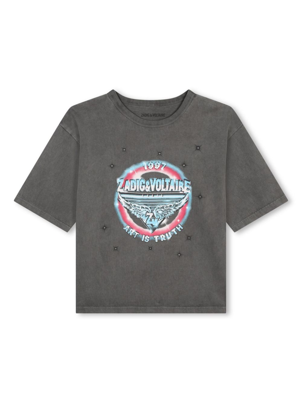 Graphic print cotton T-shirt - Red