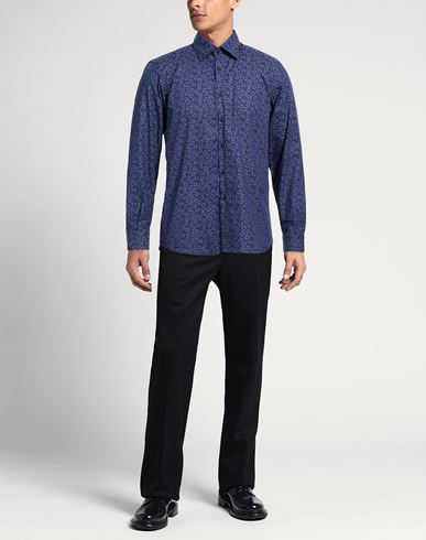 Man Shirt Blue Size 3XL Cotton