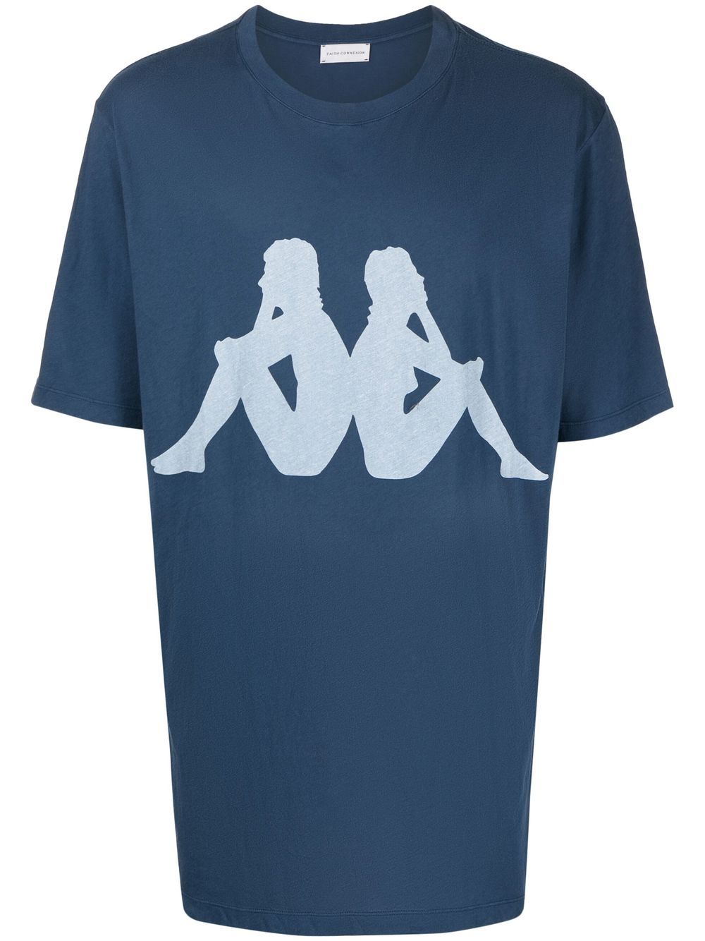 X Kappa oversized T-shirt - Blue