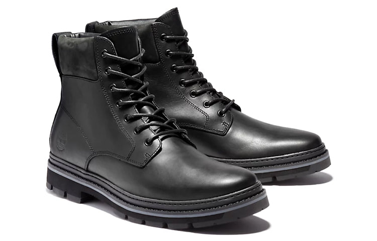 Port Union Waterproof Boots 'Black Full Grain'