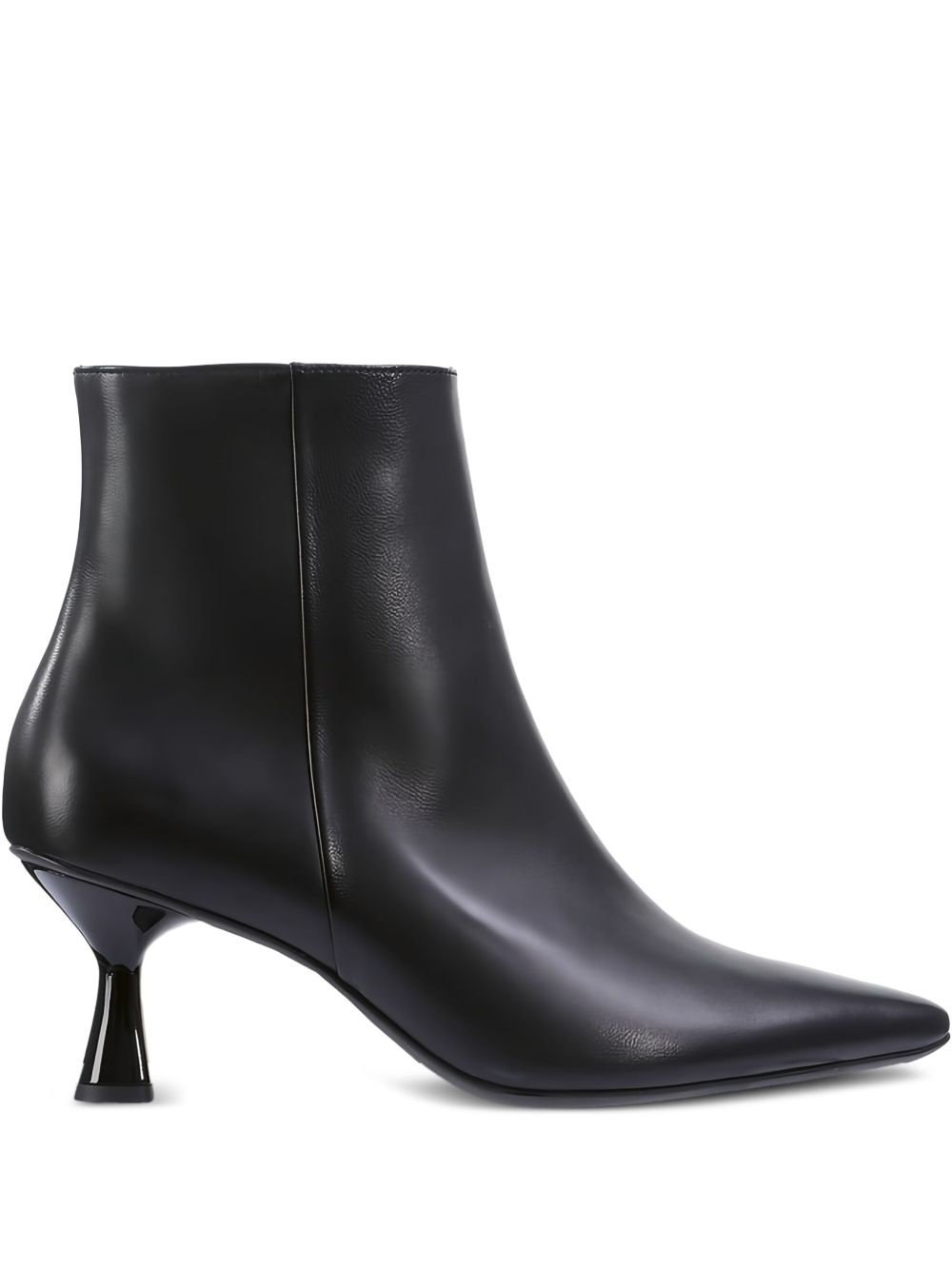 Charlene pointed-toe heeled ankle boots - Black