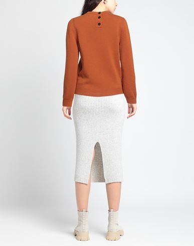 Woman Sweater Rust Size 1 Merino Wool