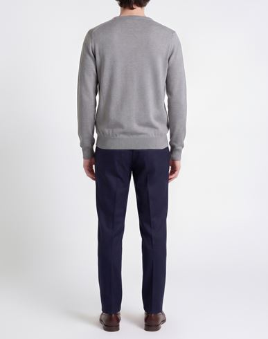 Man Sweater Light grey Size 44 Wool