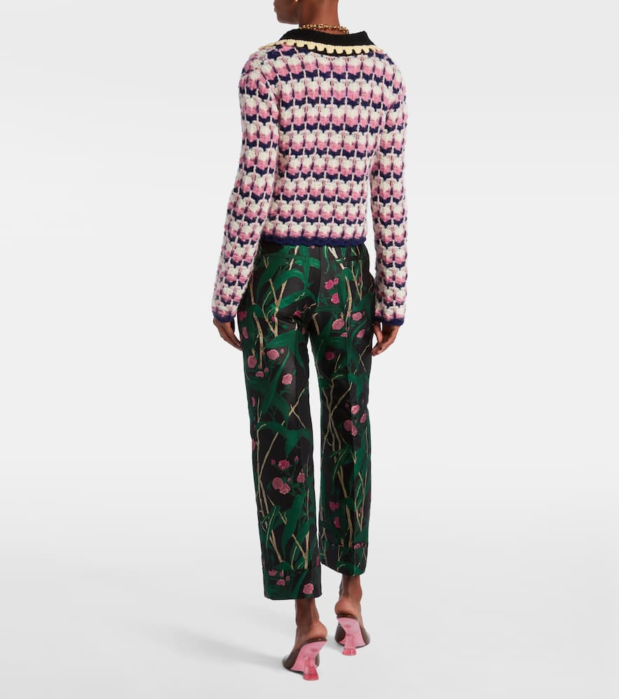 Picket wool-blend polo sweater