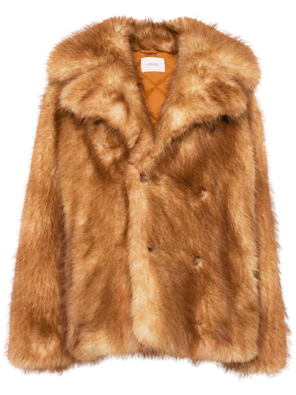 Faux-fur jacket - Brown
