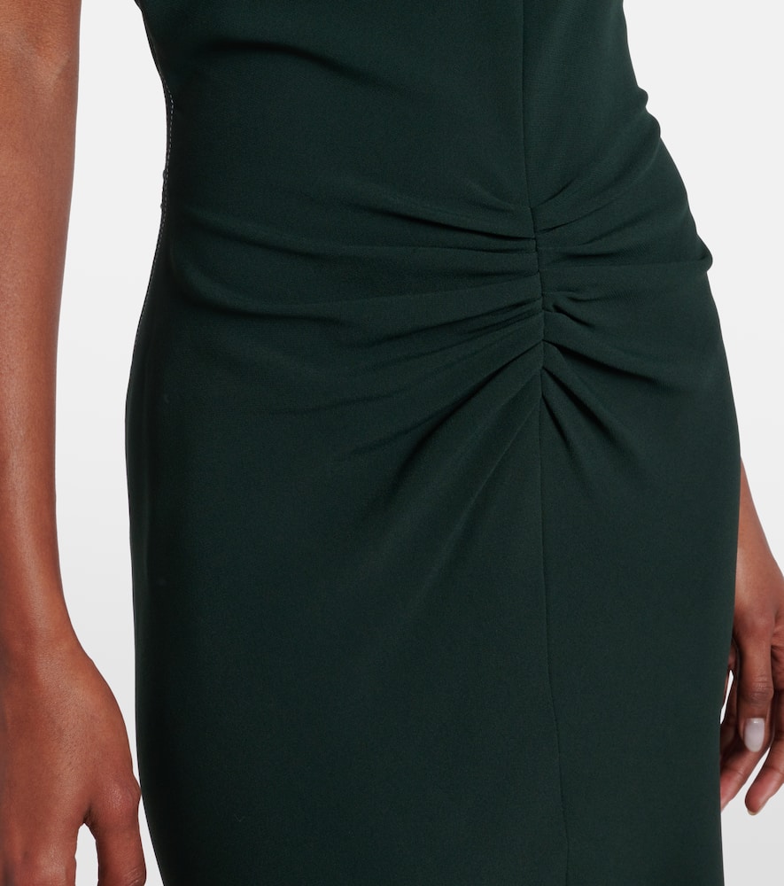 Gathered midi dress