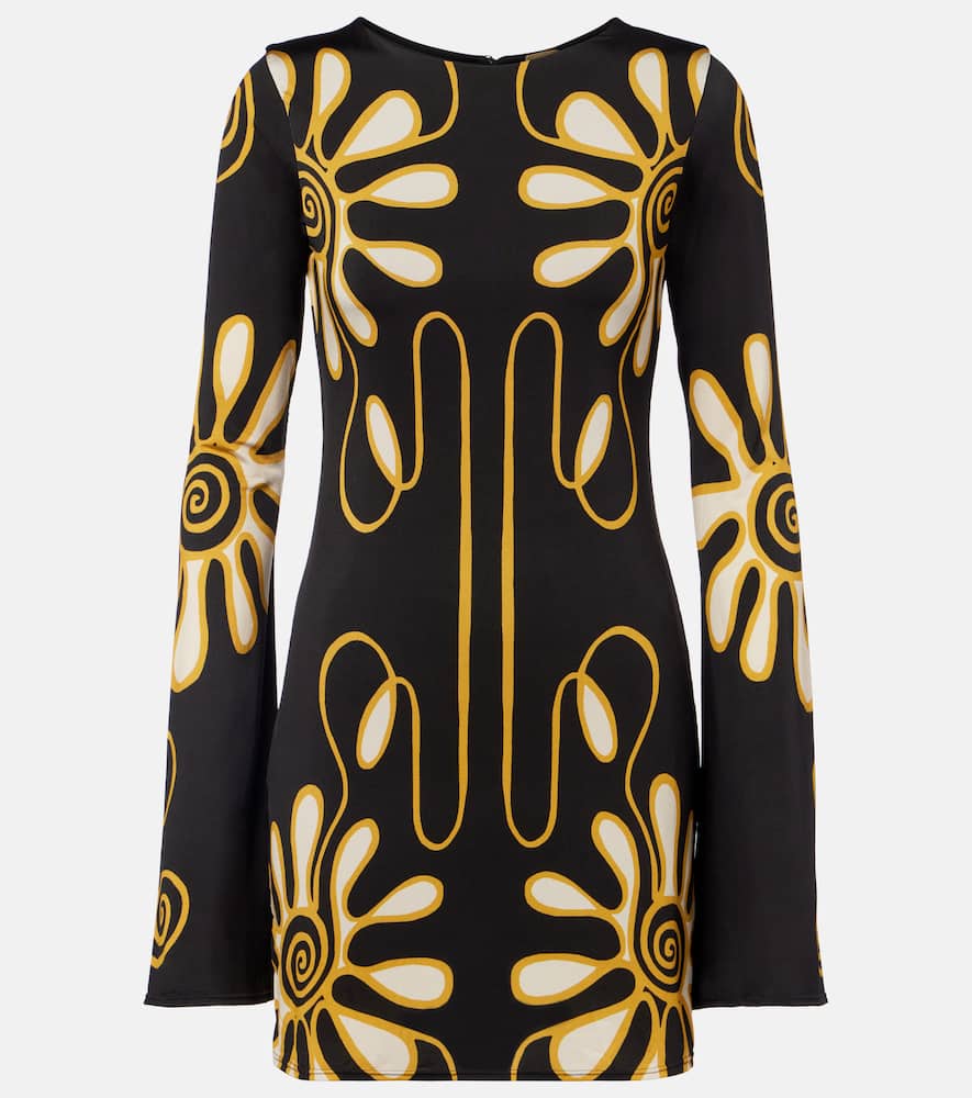 Maisha printed jersey minidress
