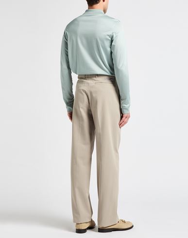 Man Pants Beige Size 30 Cotton, Polyester