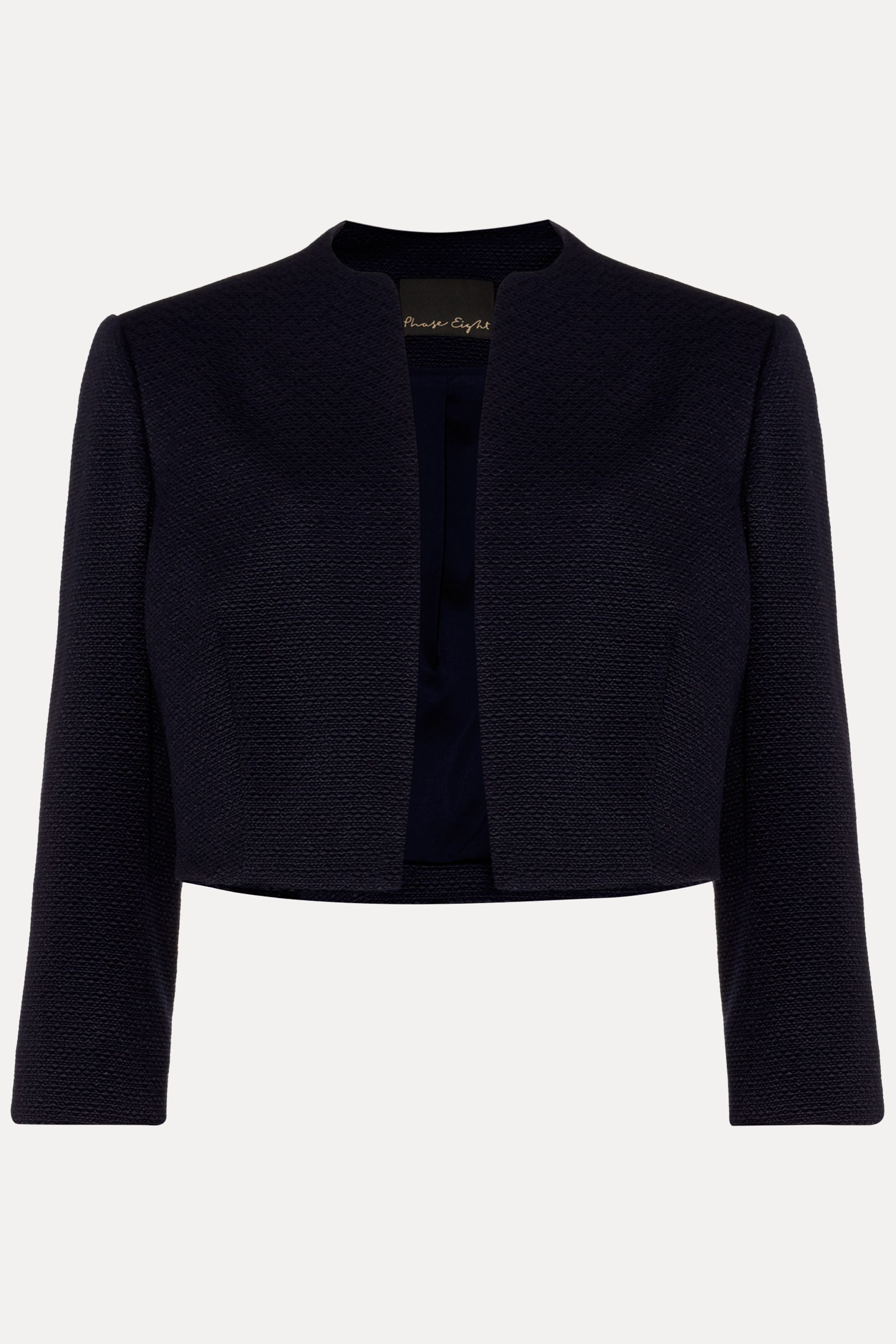 Phase Eight Karlee Cropped Occasion Jacket In Dark Navy
