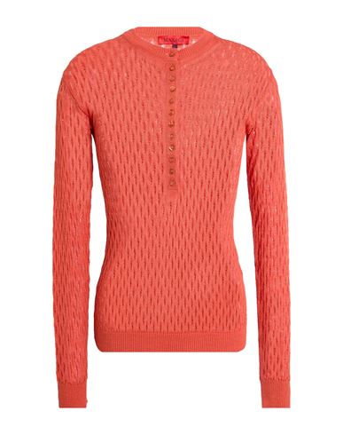 Woman Sweater Orange Size M Viscose, Polyamide