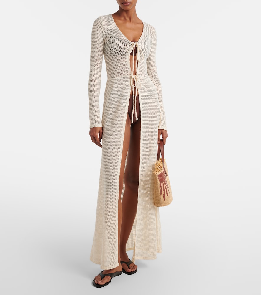 Crochet beach cover-up