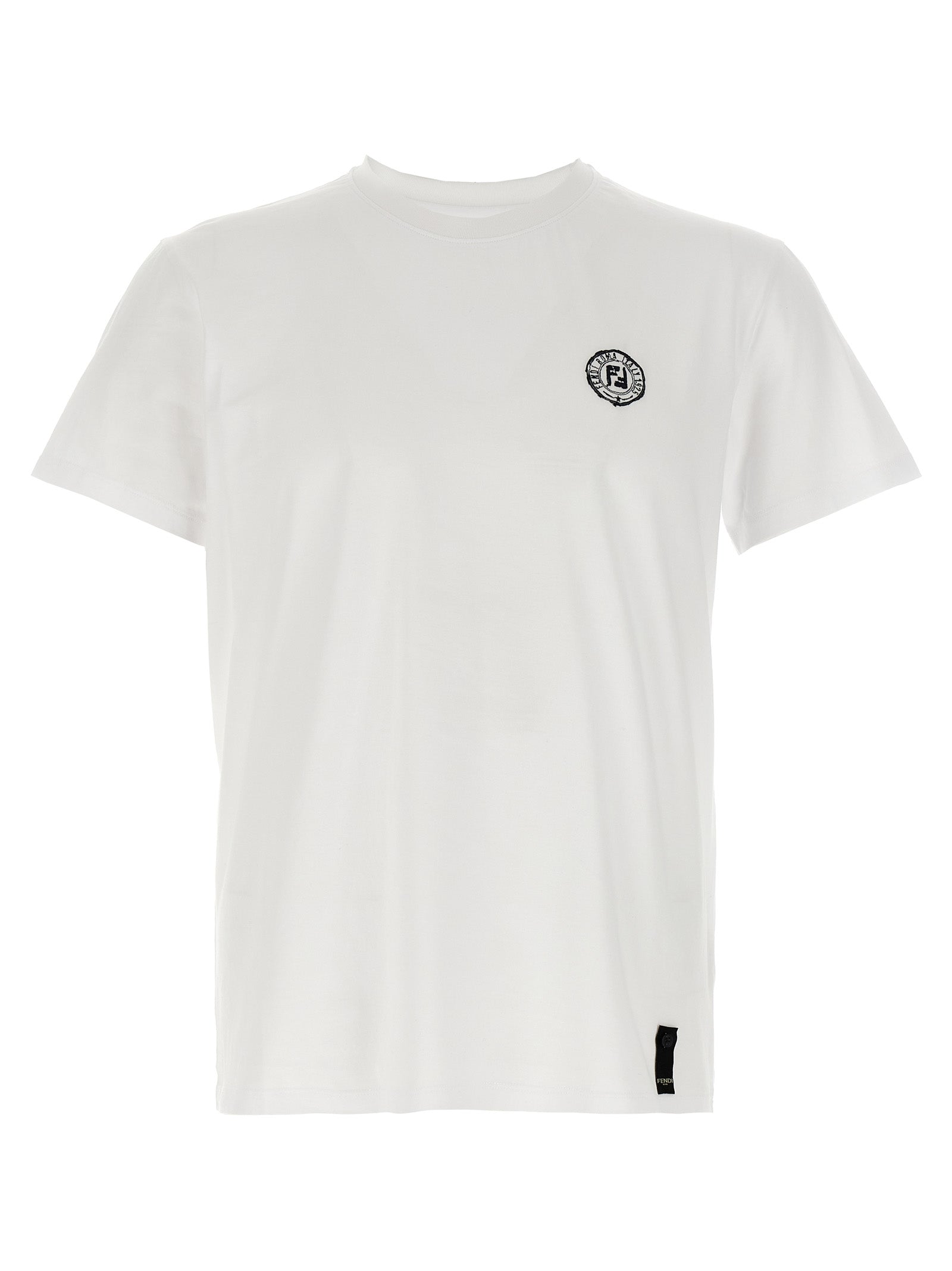 Logo-Patched Cotton T-Shirt — White