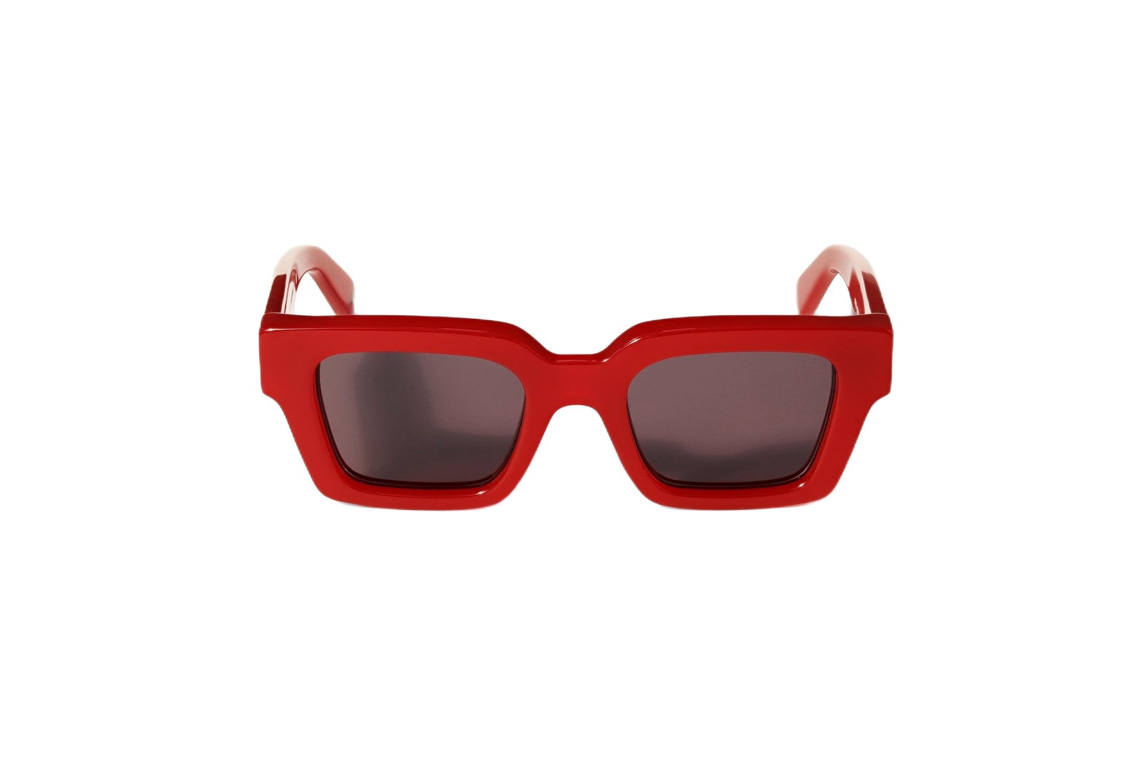 Off-White Unisex Off-White OW1022 VIRGIL 6D30 Sunglasses Acetate Red Grey Squared Norma