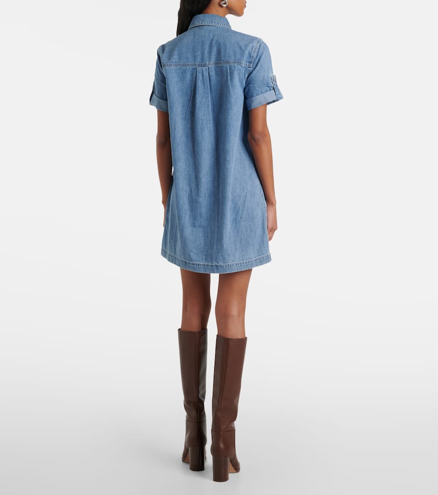 Warren denim shirt dress