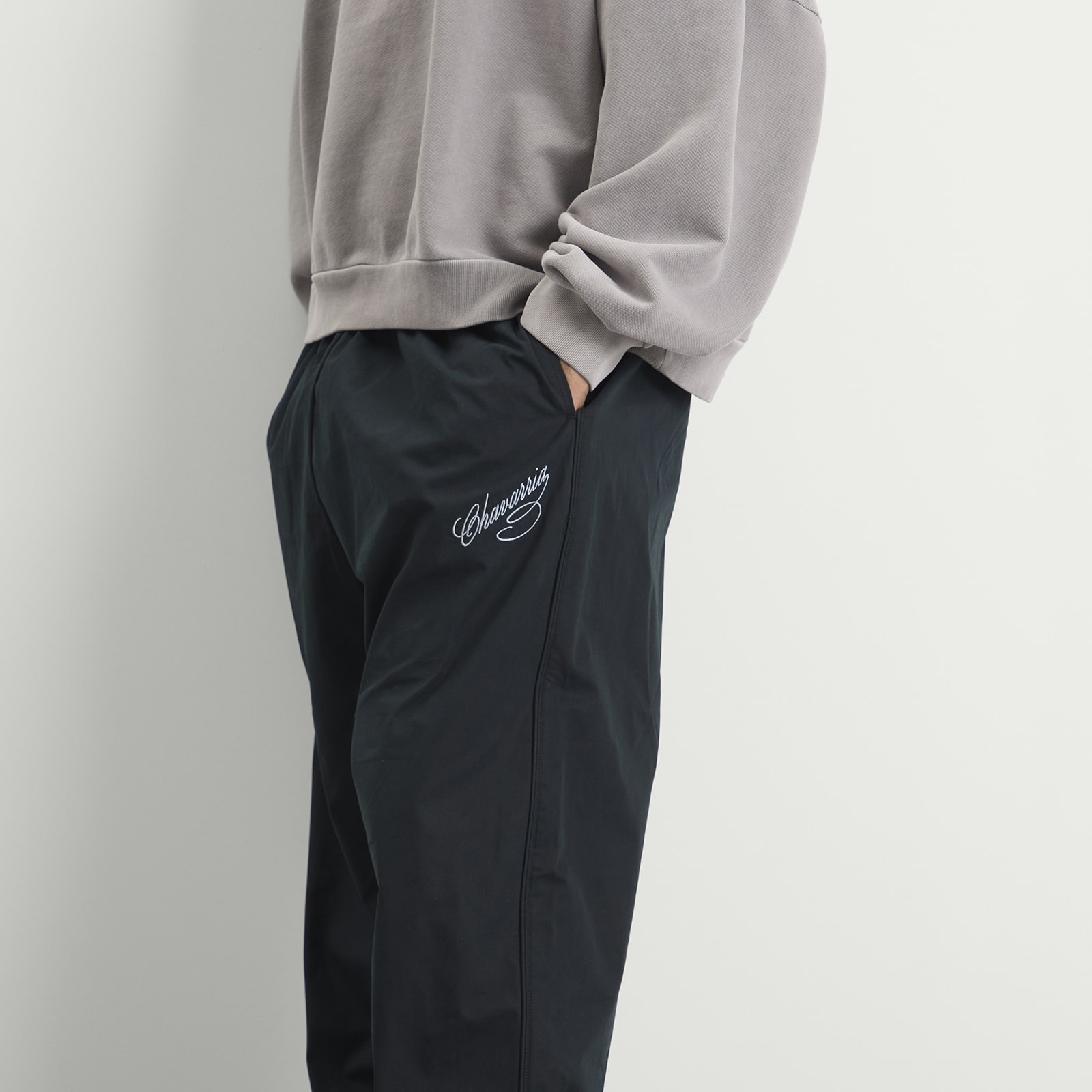 Willy Chavarria Ruff Rider Track Pant in Black - Black. S also in